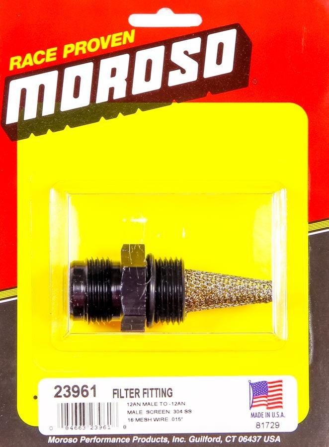 Filter Fitting - -12AN Male to -12AN Male - Burlile Performance Products