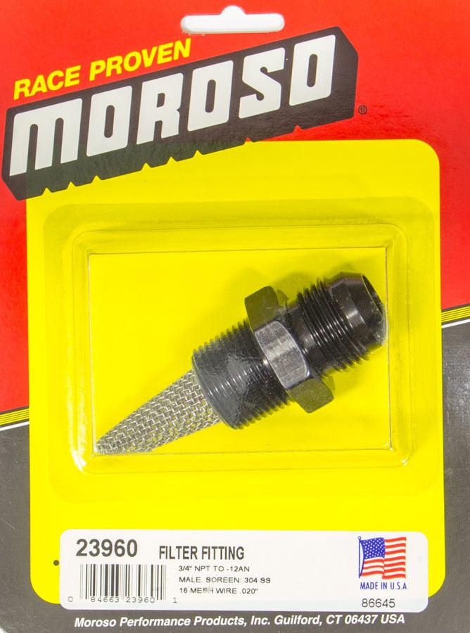 Filter Fitting-3/4in NPT -12AN Male - Burlile Performance Products