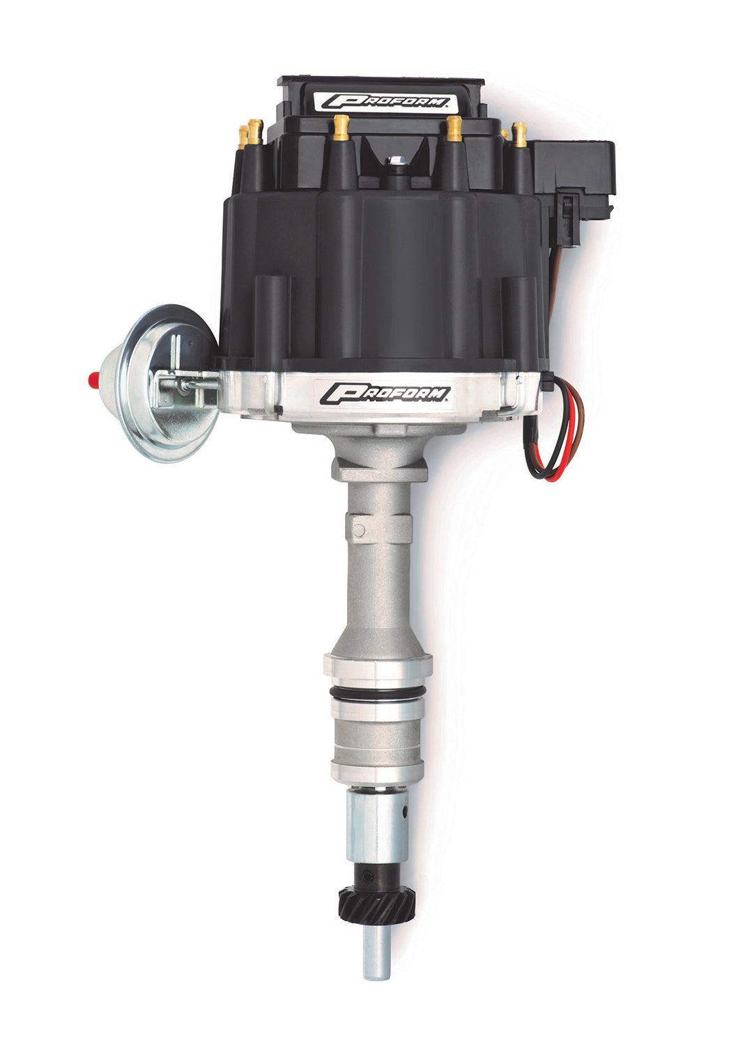 Ford 351W HEI Dist. w/Black Cap - Burlile Performance Products