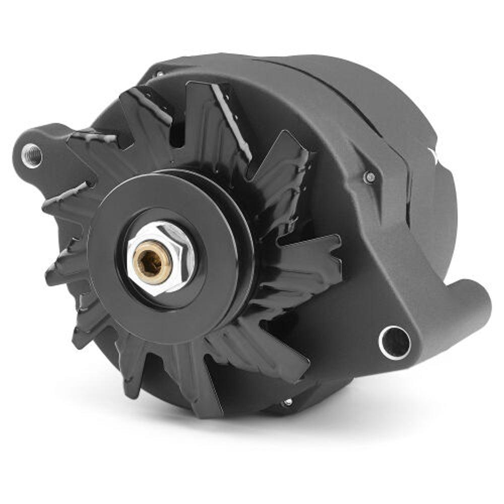 Ford Alternator 1-Wire 100 Amp Black Crinkle - Burlile Performance Products
