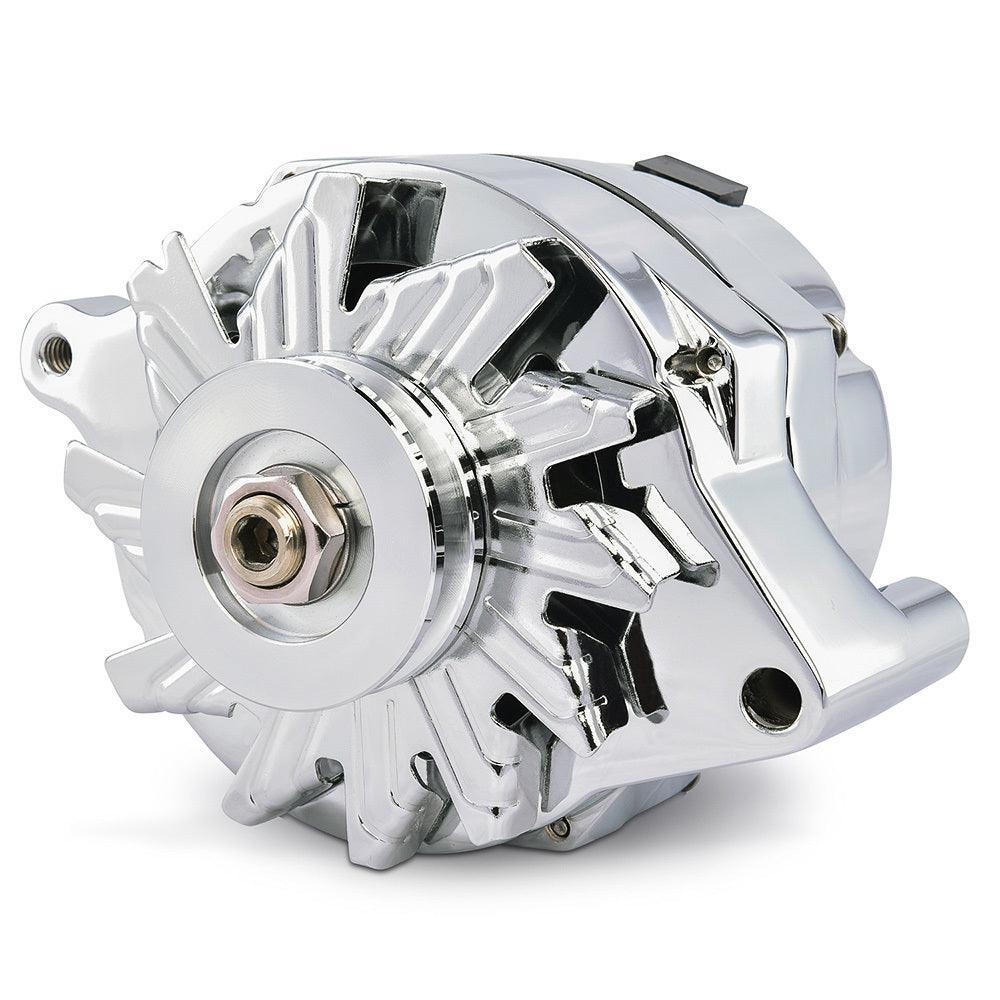 Ford Alternator 100 Amp 1 Wire Chrome - Burlile Performance Products
