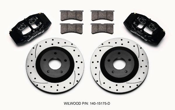 Front Brake Kit 97-13 Corvette Drilled Rotors - Burlile Performance Products