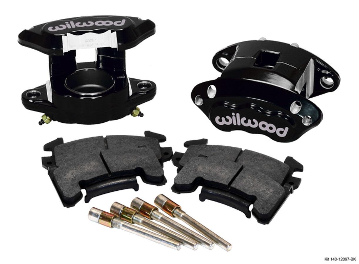 Front Caliper Kit D154/ Metric GM Blk Powdercoat - Burlile Performance Products