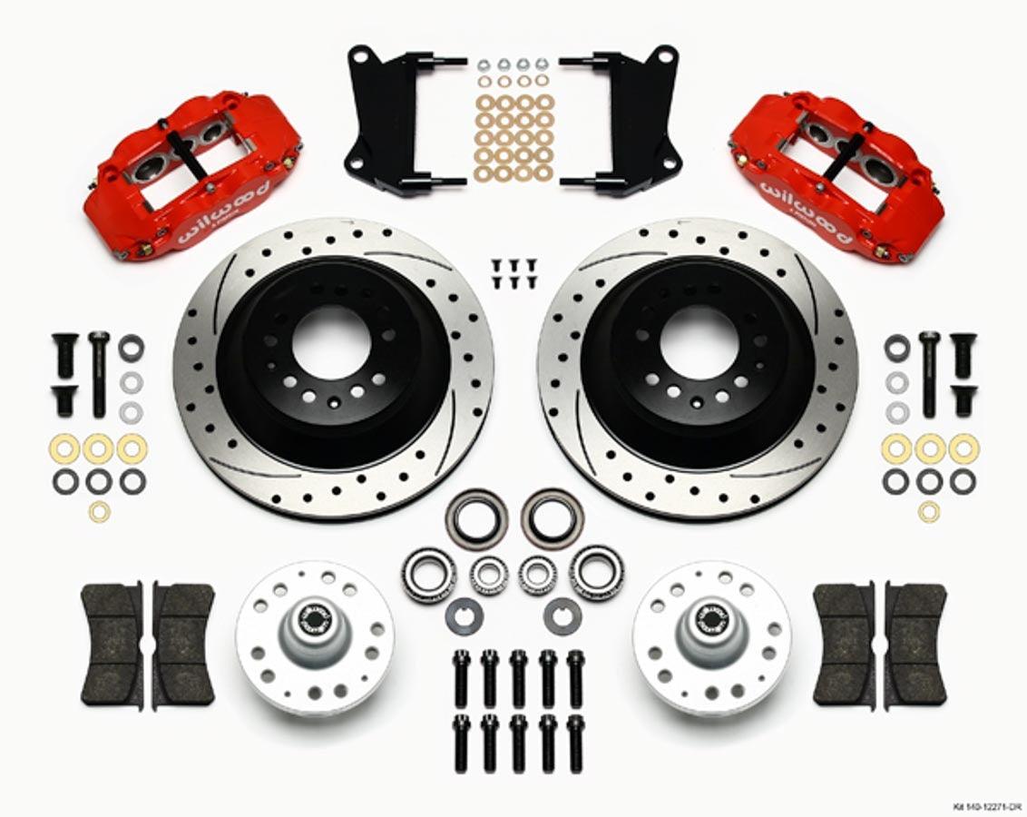 Front Disc Brake Kit Red 67-72 Camaro Nova 12.88 - Burlile Performance Products