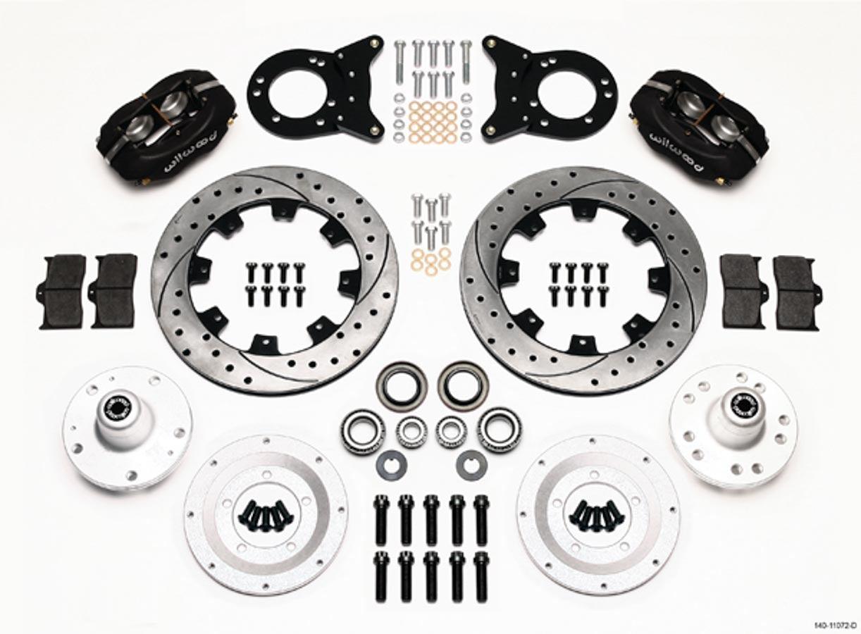 Front Disc Kit HD 65-69 Mustang Drilled - Burlile Performance Products