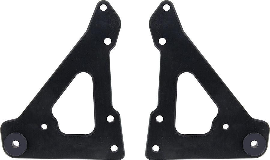 Front Motor Plate 2pc w/ Bushings Black - Burlile Performance Products