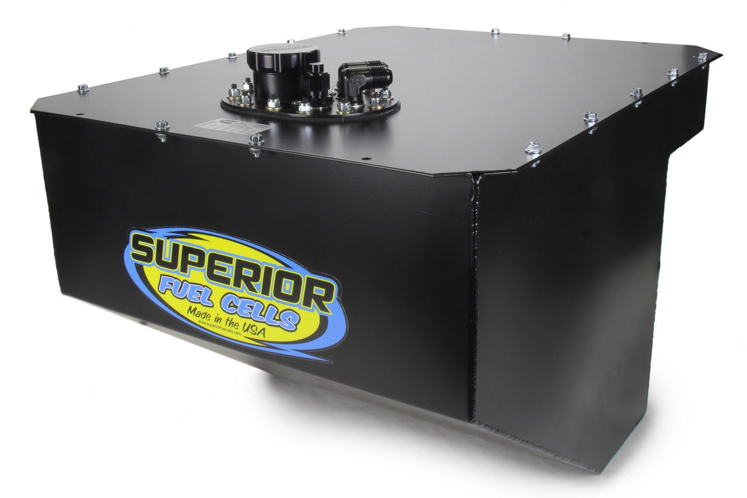 Fuel Cell 26 Gal w/Foam SFI Alum Can Black Mamba - Burlile Performance Products