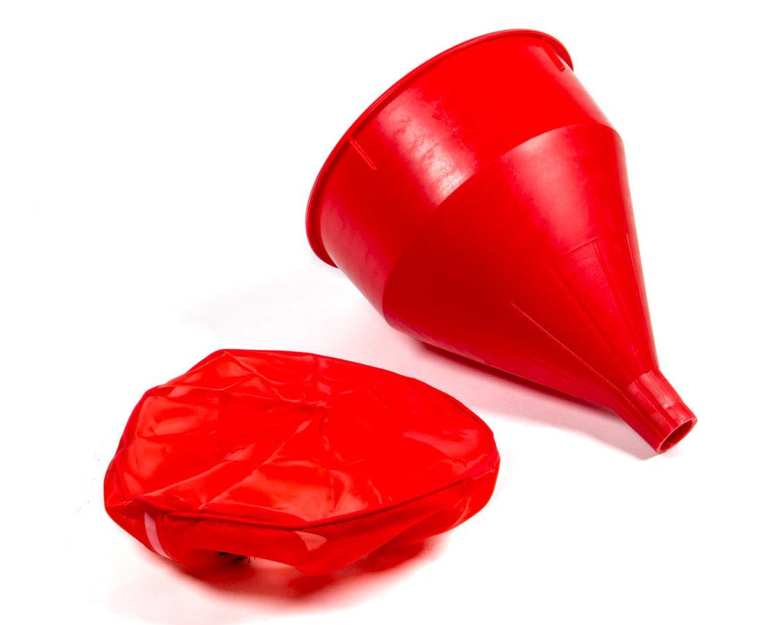 Fuel Funnel W/Pre-Filter Red - Burlile Performance Products