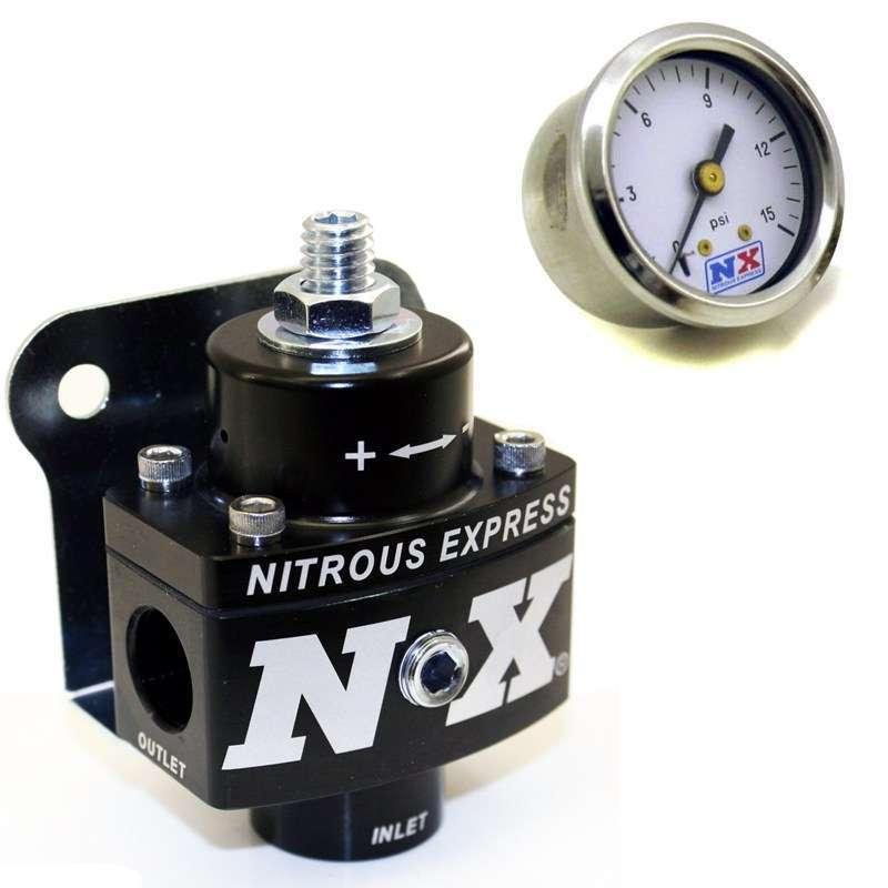 Fuel Pressure Regulator Non-Bypass w/Gauge - Burlile Performance Products