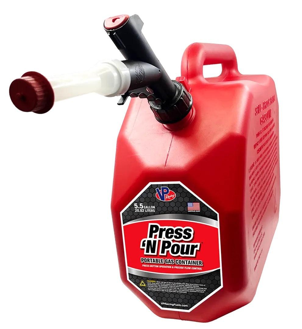 Gas Container 5.5 Gal Press 'N Pour - Burlile Performance Products
