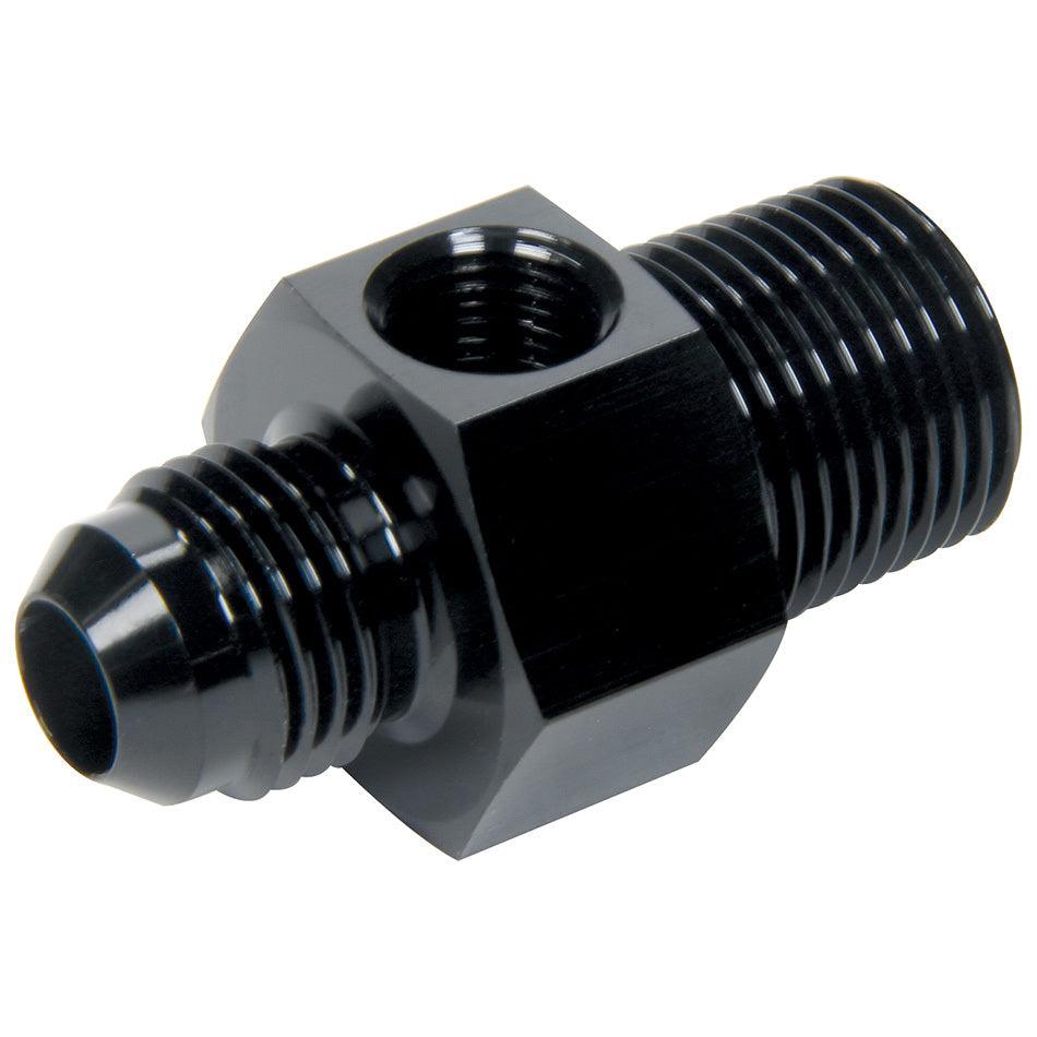 Gauge Adapter 3/8in NPT x -6 Male x 1/8in NPT - Burlile Performance Products