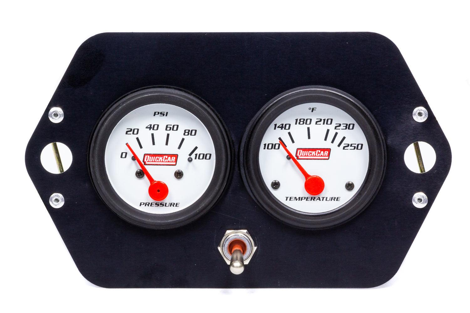 Gauge Panel 2in Open Wheel w/ Switch - Burlile Performance Products