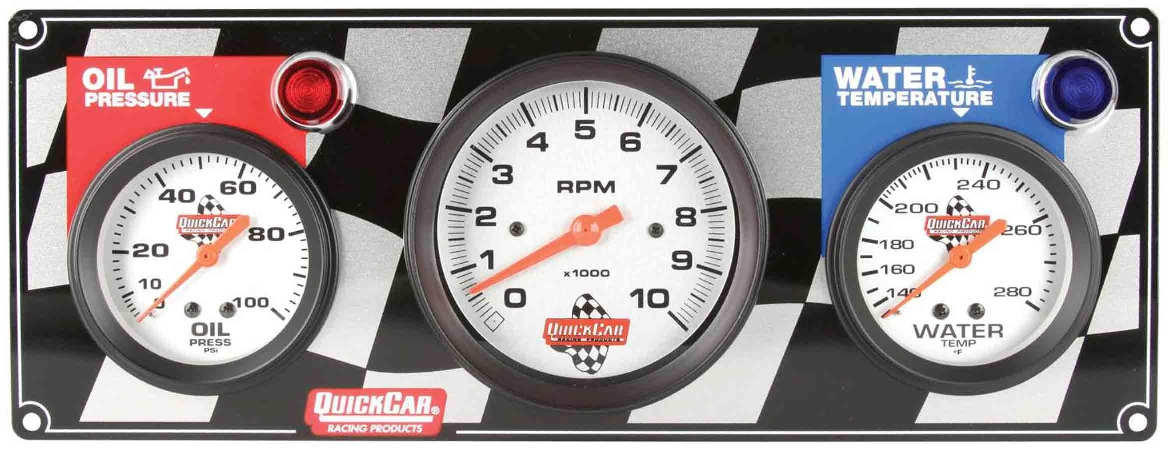 Gauge Panel OP/WT W/Tach - Burlile Performance Products