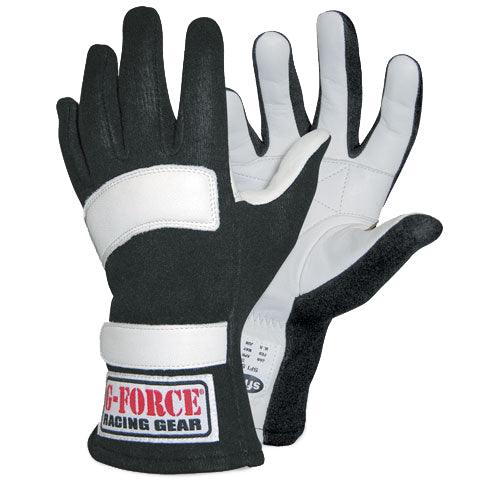 GF5 Racing Gloves X- Small Black - Burlile Performance Products