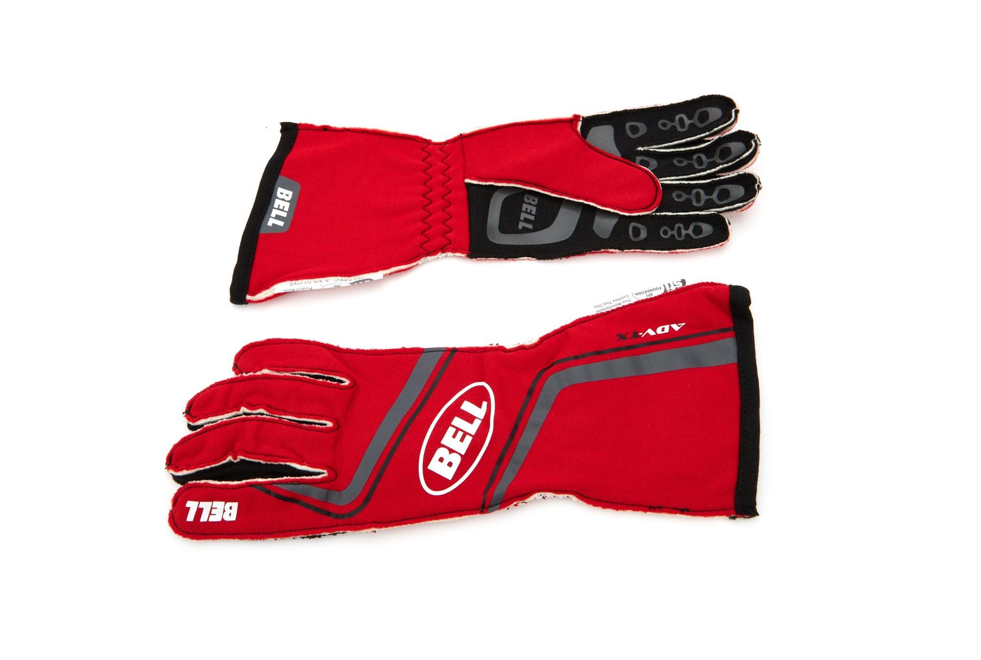 Glove ADV-TX Red/Black Large SFI 3.3/5 - Burlile Performance Products