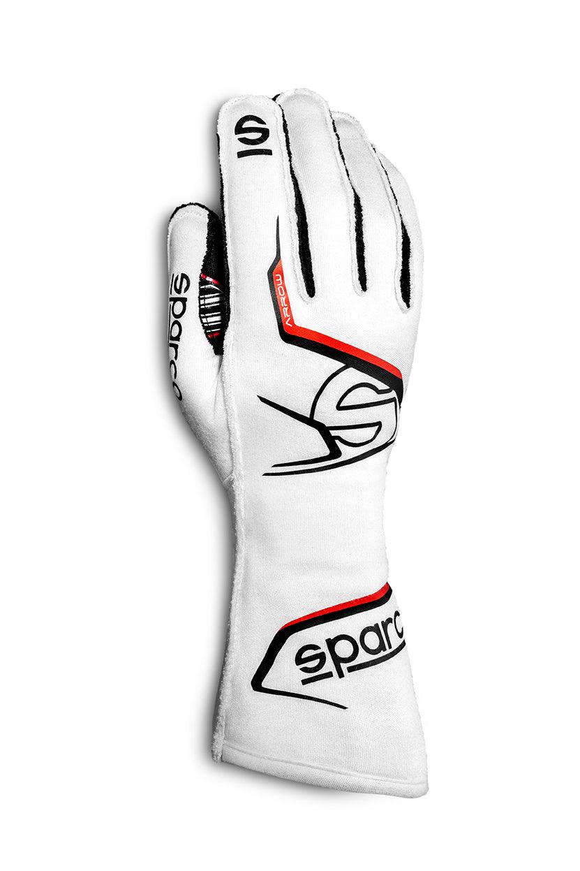 Glove Arrow Large White / Black - Burlile Performance Products