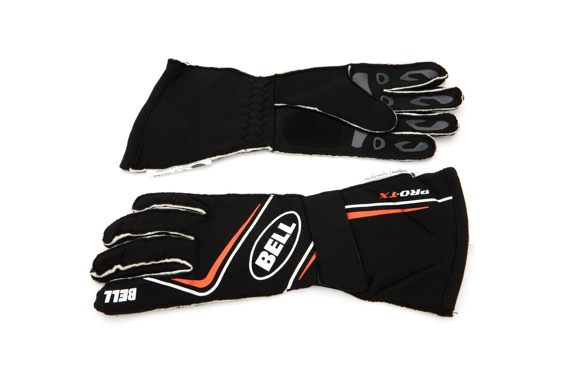 Glove PRO-TX Black/Org 2X Large SFI 3.3/5 - Burlile Performance Products