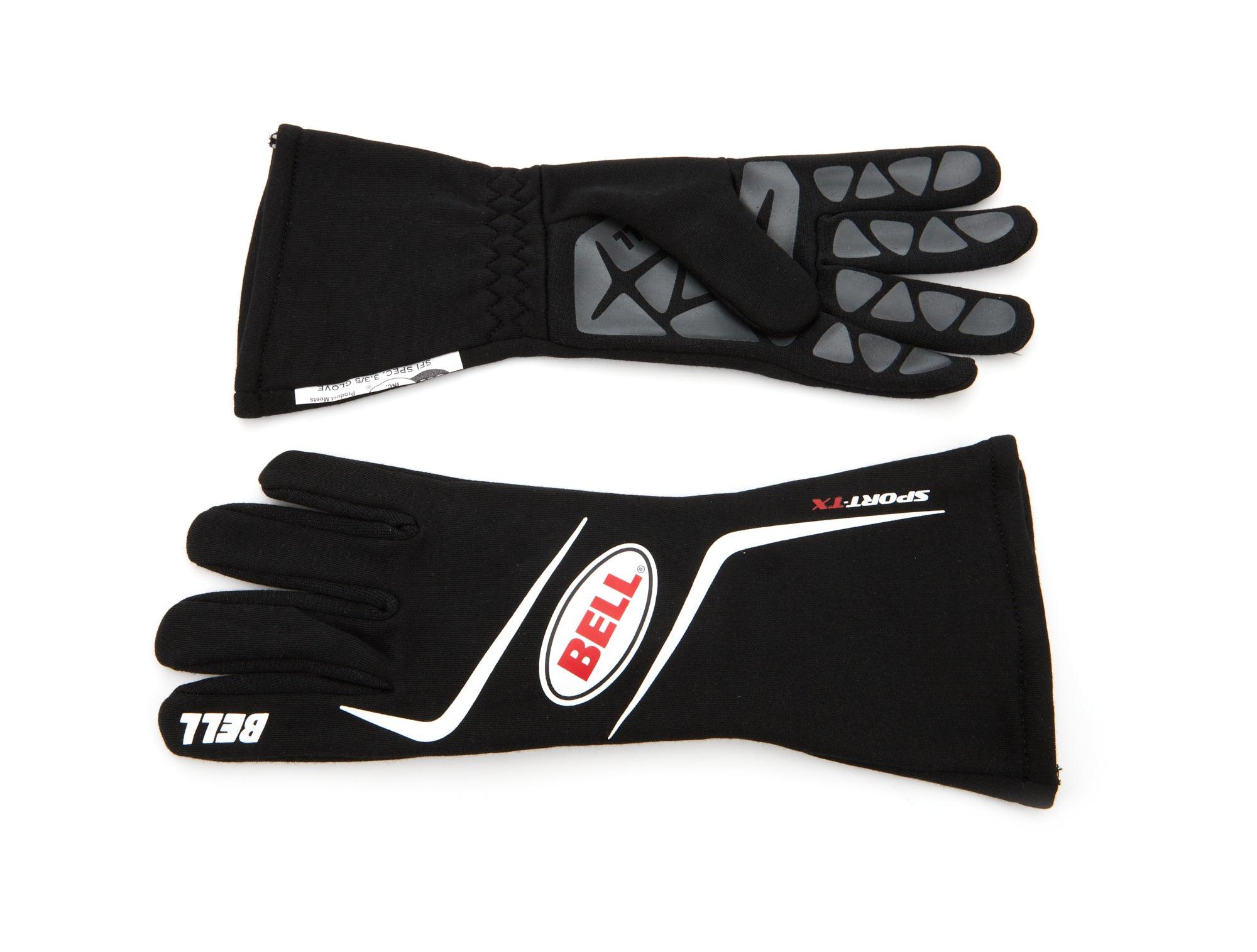 Glove SPORT-TX Black/Red Large SFI 3.3/5 - Burlile Performance Products