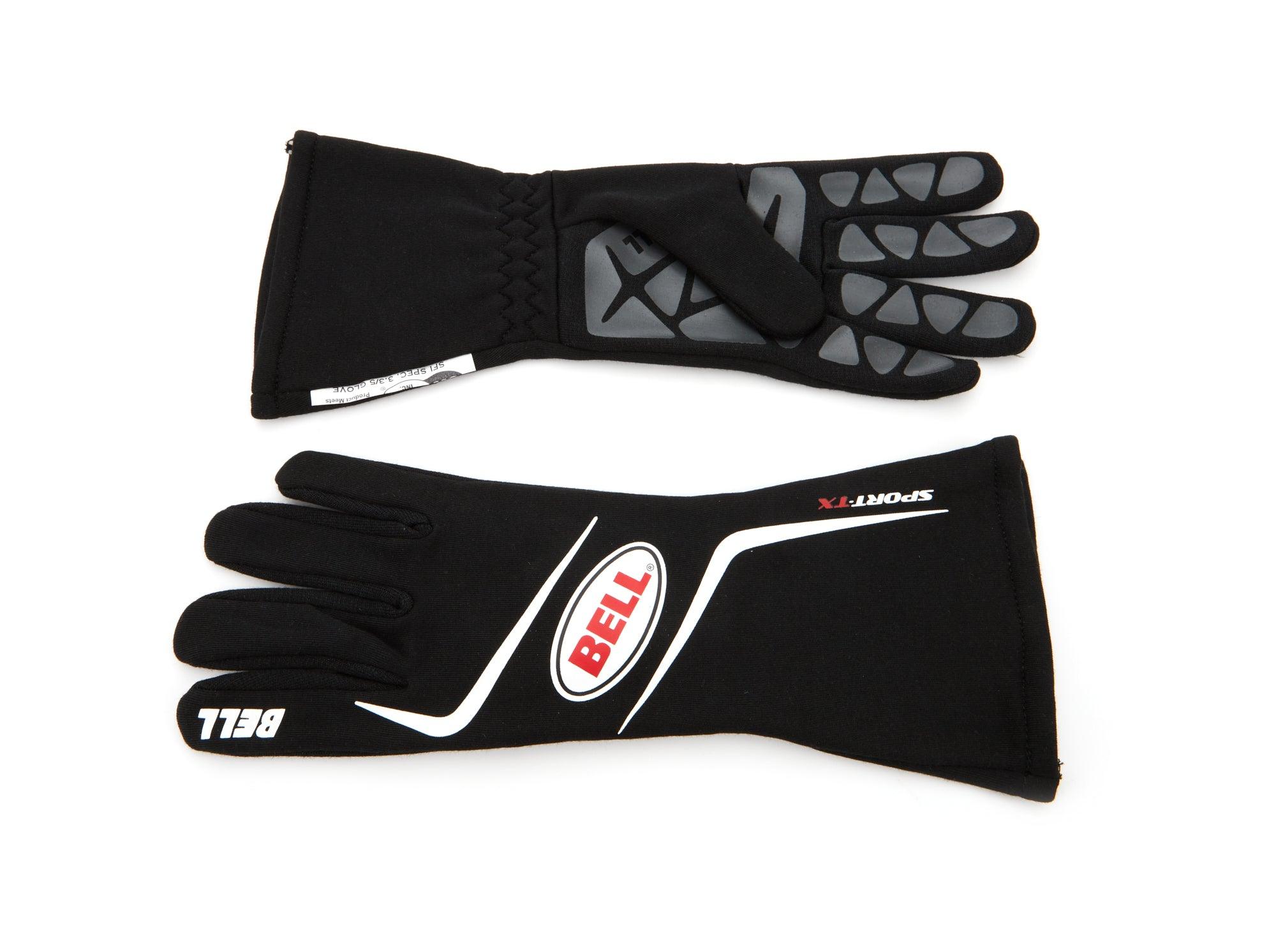Glove SPORT-TX Black/Red Small SFI 3.3/5 - Burlile Performance Products