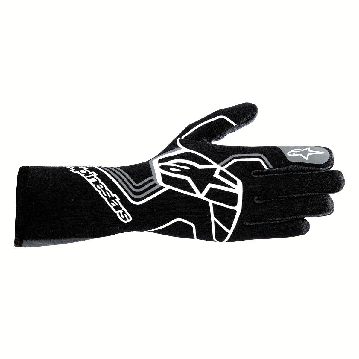 Glove Tech-1 Race V4 Black / Gray Large - Burlile Performance Products