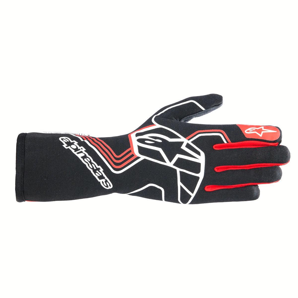 Glove Tech-1 Race V4 Black / Red Large - Burlile Performance Products