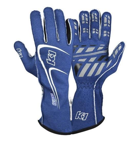 Glove Track1 Blue Large SFI 5 - Burlile Performance Products