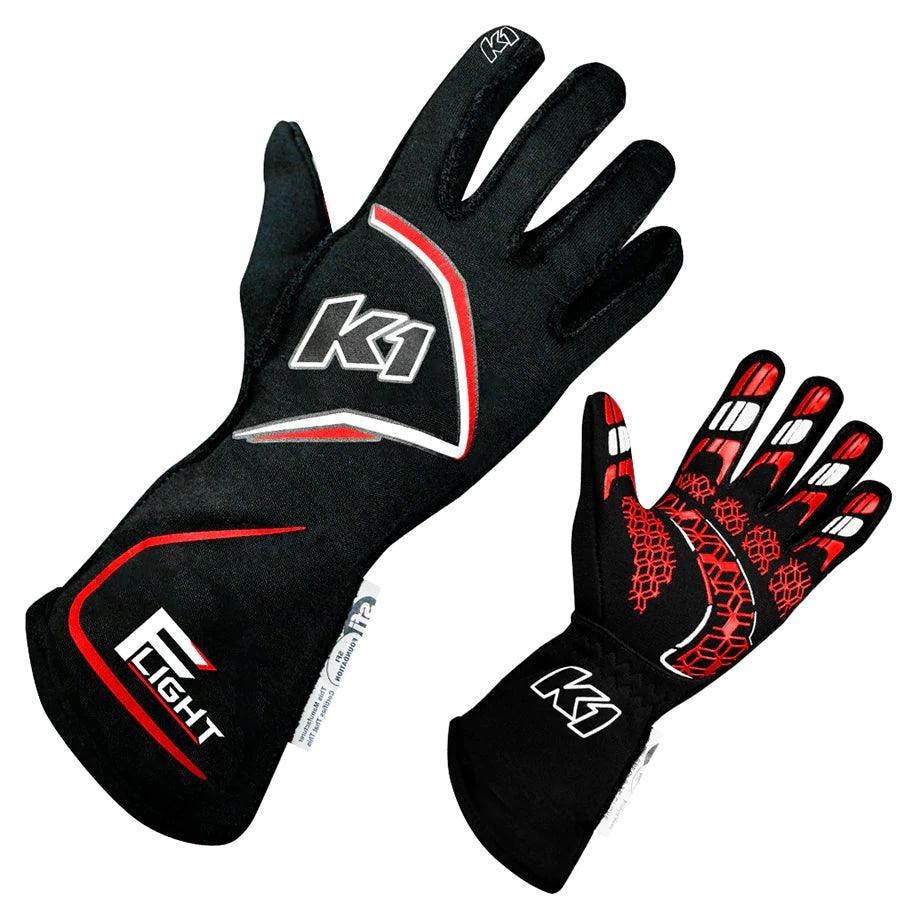 Gloves Flight Small Black-Red - Burlile Performance Products