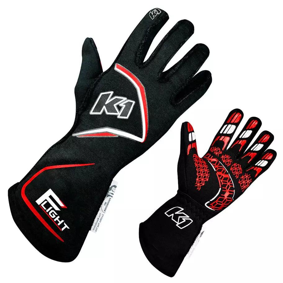 Gloves Flight X-Large Black-Red - Burlile Performance Products
