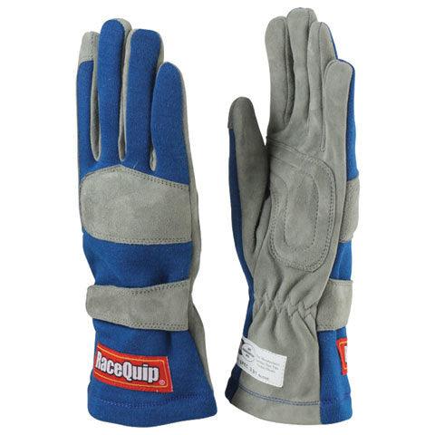 Gloves Single Layer X-Large Blue SFI - Burlile Performance Products