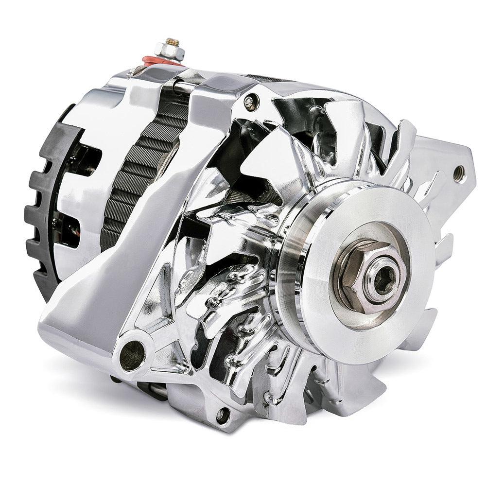 GM CS130 160 AMP Alter- nator Chrome Finish - Burlile Performance Products