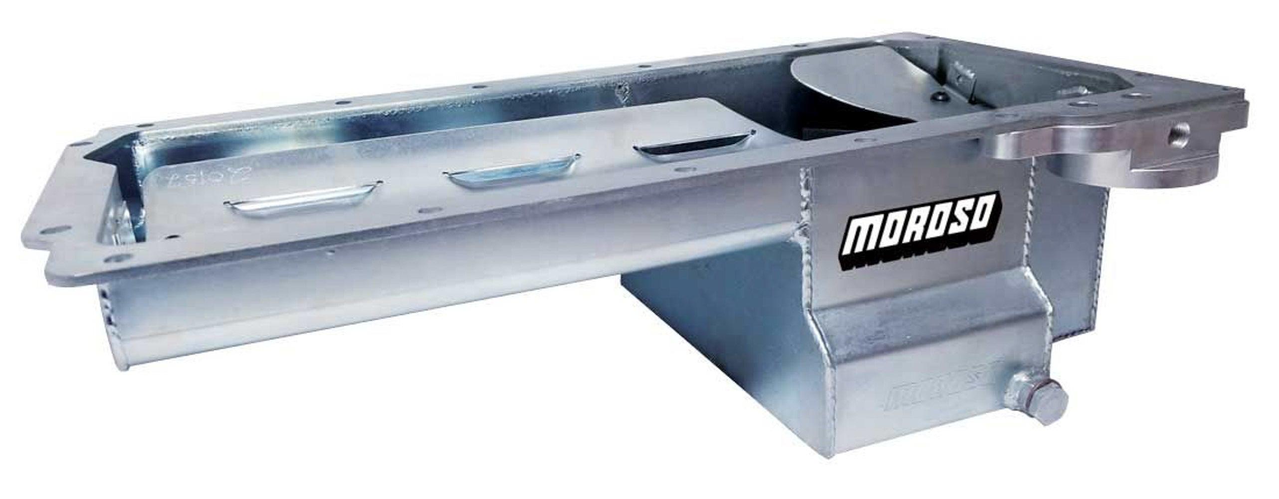 GM LS 7qt Steel Oil Pan Dart LS Skirted Blocks - Burlile Performance Products