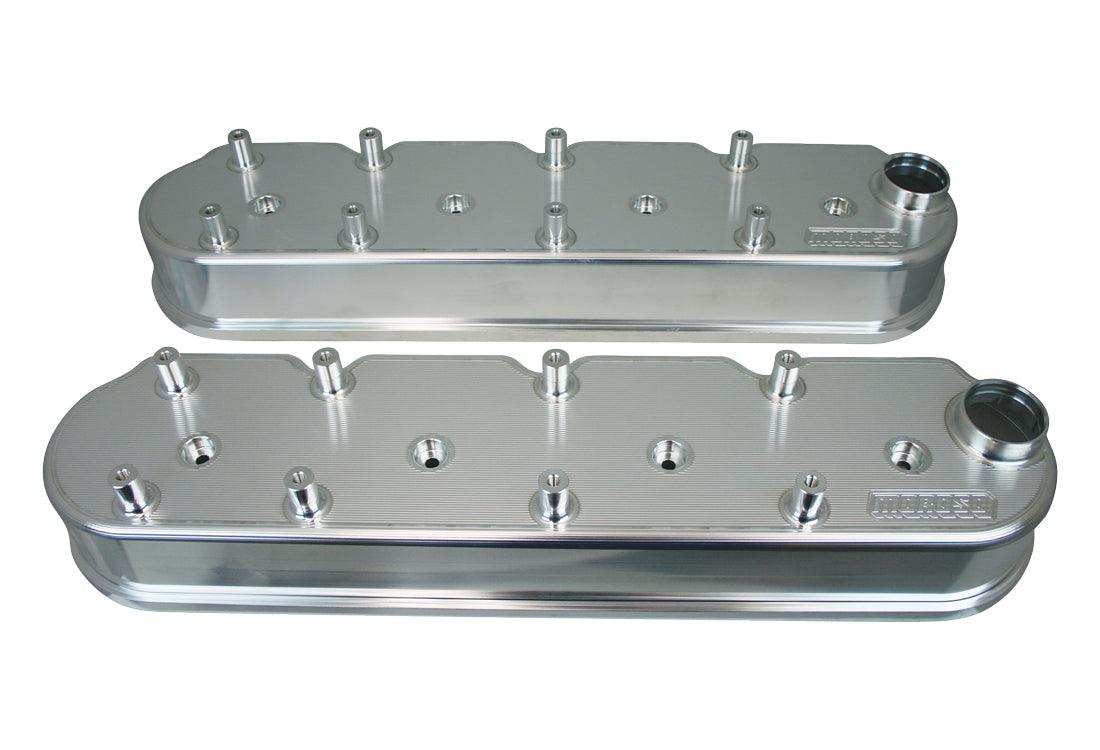 GM LS Billet Alm Valve Cover Set 2.5in Tall - Burlile Performance Products