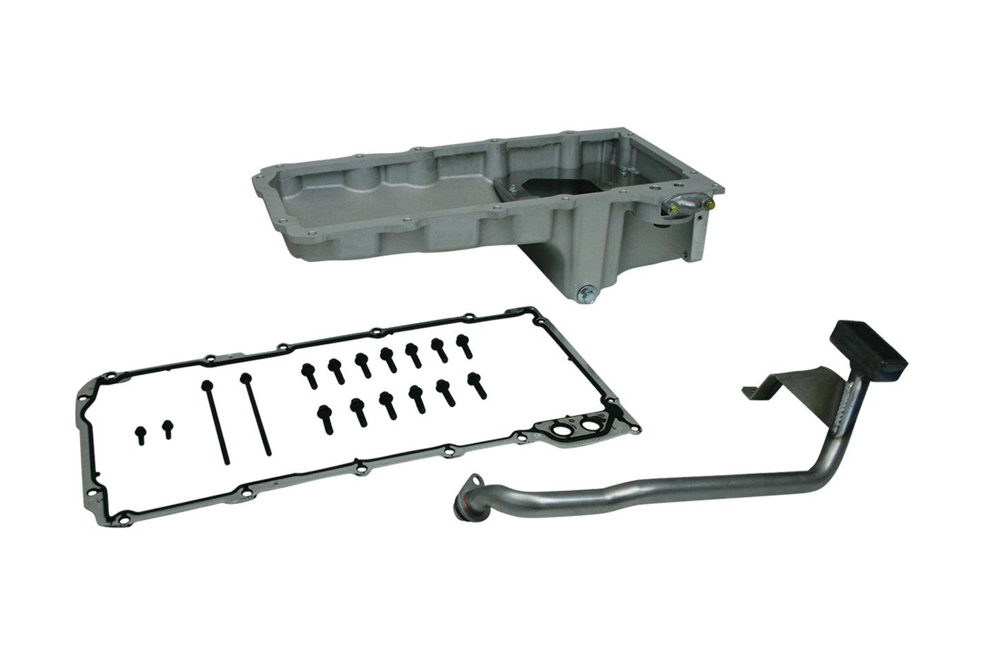 GM LS Swap Oil Pan Kit Cast Aluminum - Burlile Performance Products