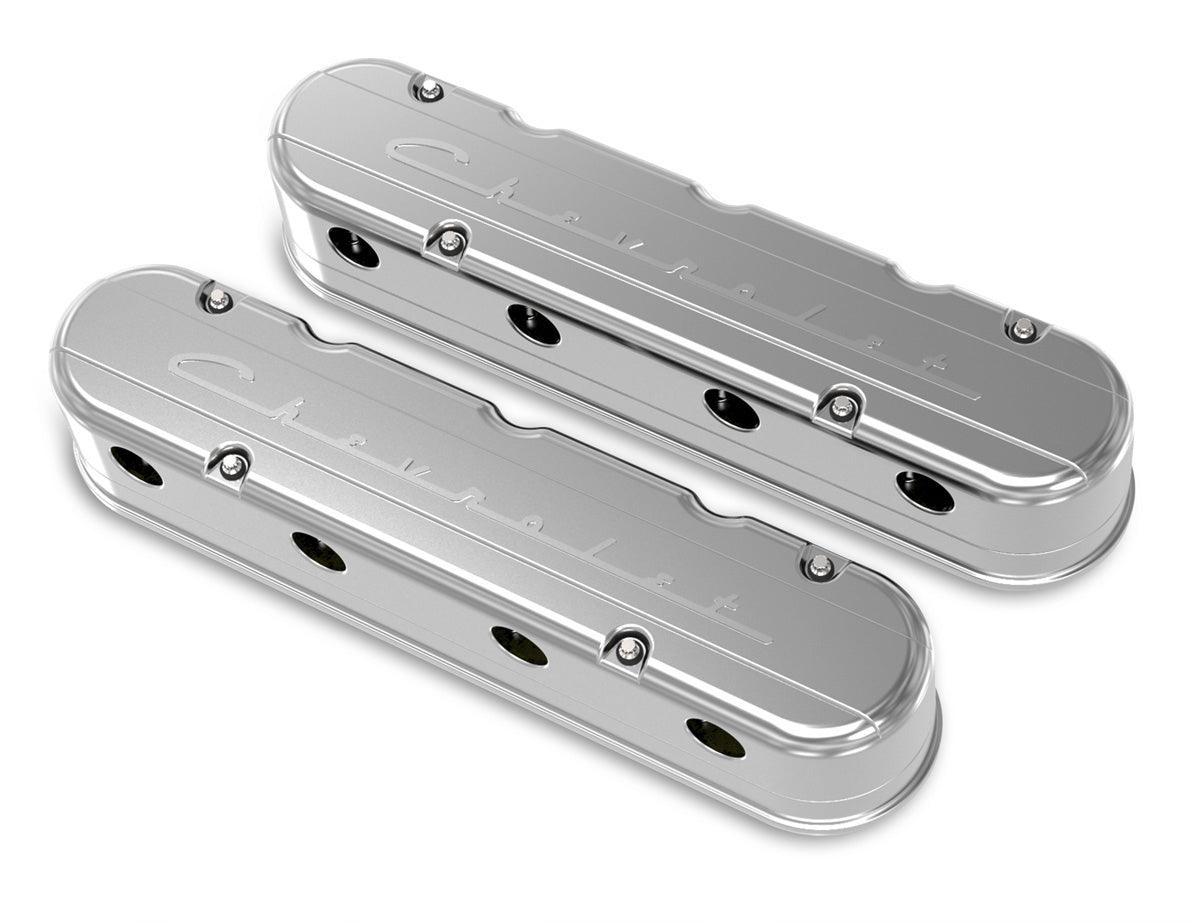 GM LS Valve Cover Set 2-Piece Design Polished - Burlile Performance Products
