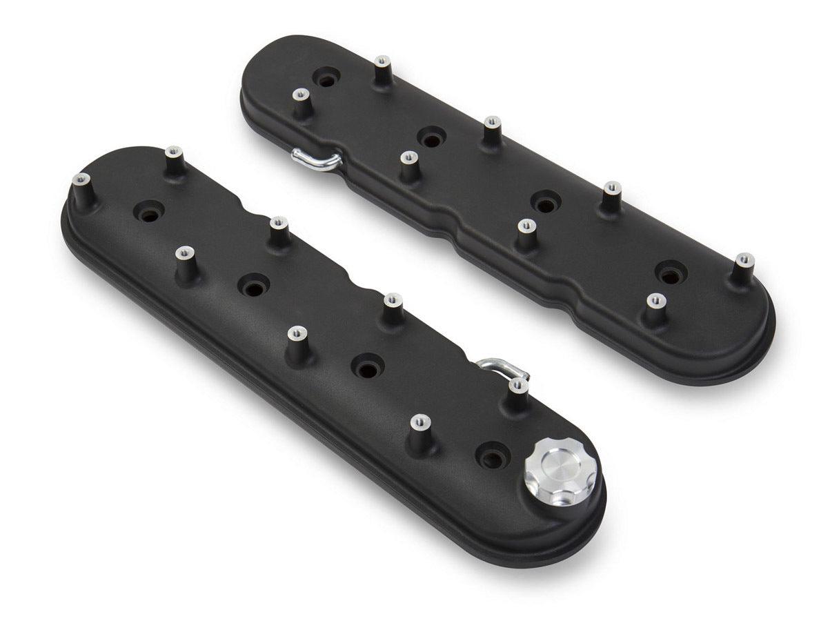 GM LS1 Valve Cover Set Black Krinkle Finish - Burlile Performance Products