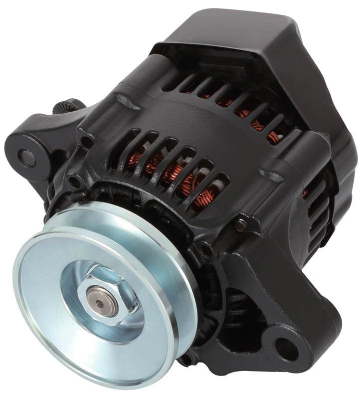 GM Mini Alternator 1 Wire 50 Amp Black - Burlile Performance Products