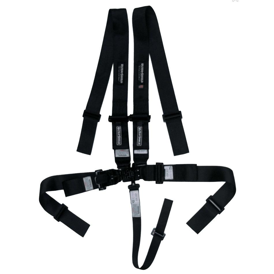 Harness 5pt Black Indiv Shoulder Pull-Down - Burlile Performance Products