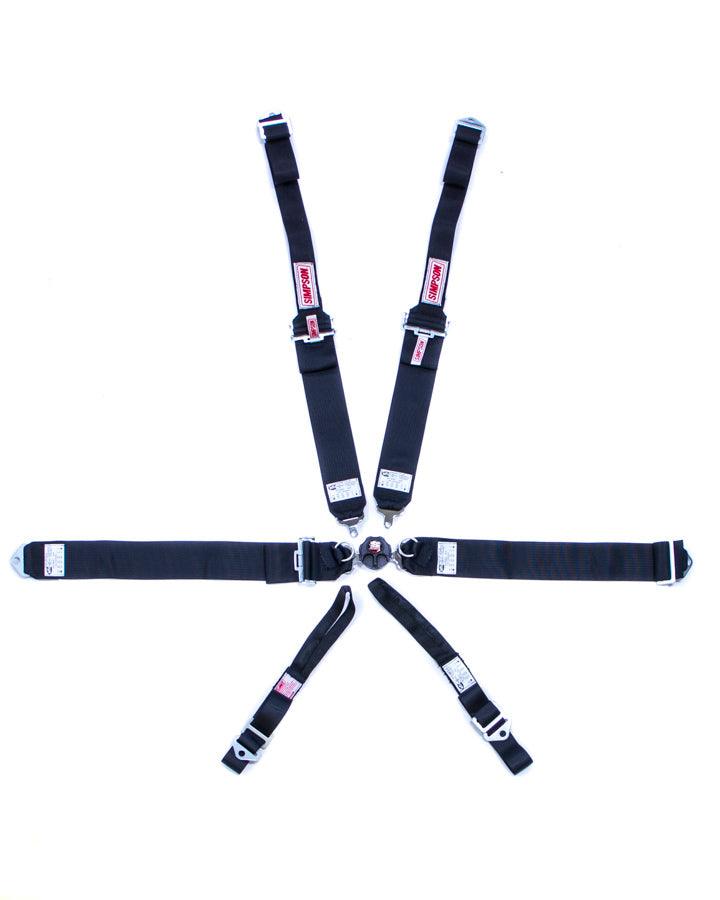 Harness System 6pt CL Black B/I P/D Hans Upper - Burlile Performance Products