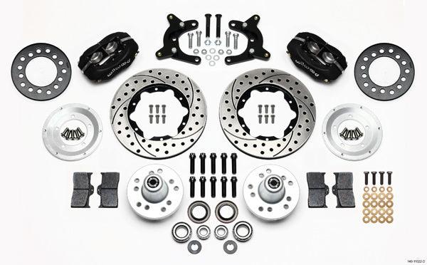 HD Front Brake Kit 62-72 A Body Drum Spindle - Burlile Performance Products