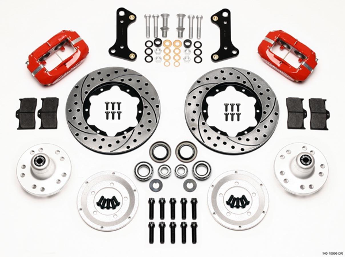 HD Front Brake Kit 67-72 Camaro/Nova Drilled - Burlile Performance Products