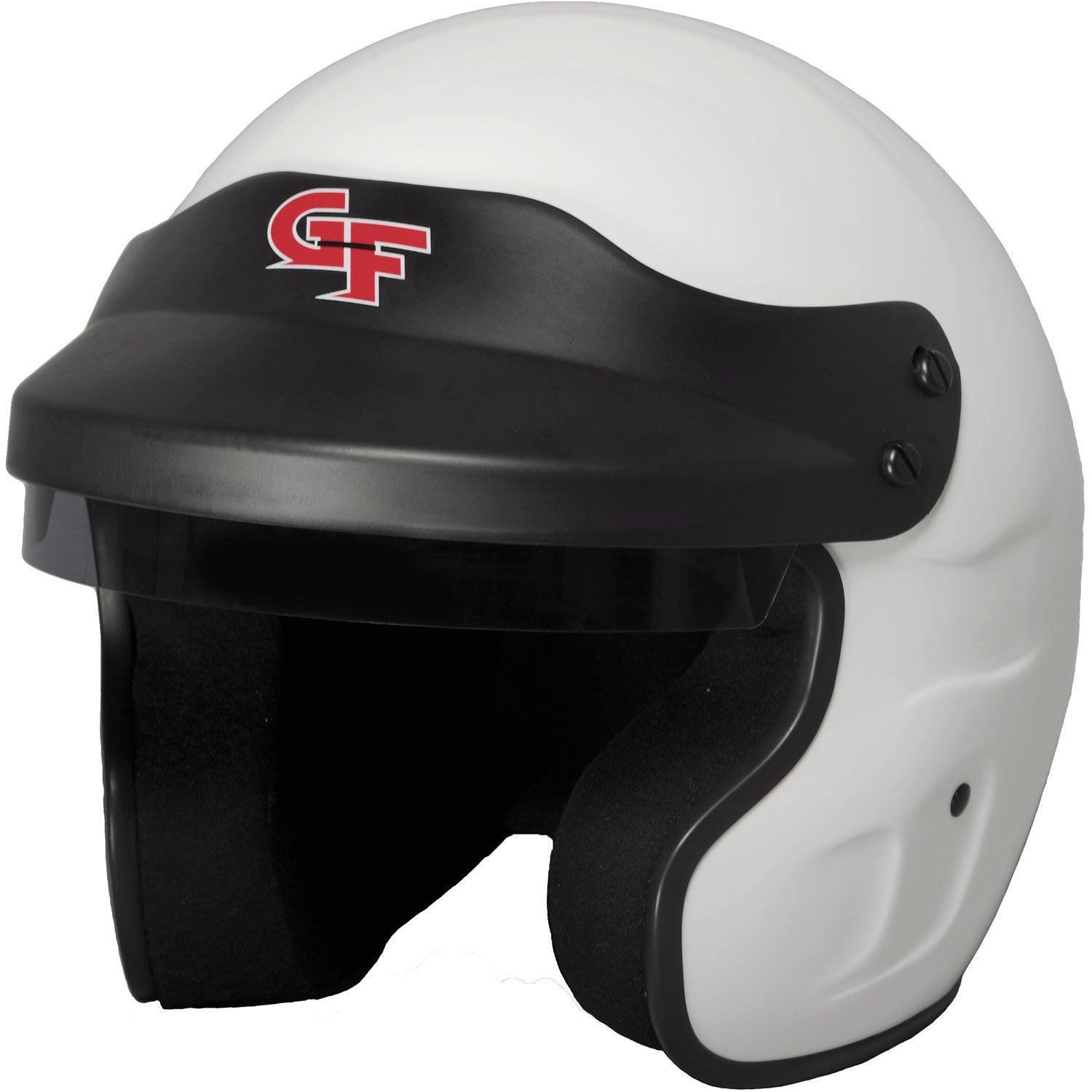 Helmet GF1 Open Medium White SA2020 - Burlile Performance Products