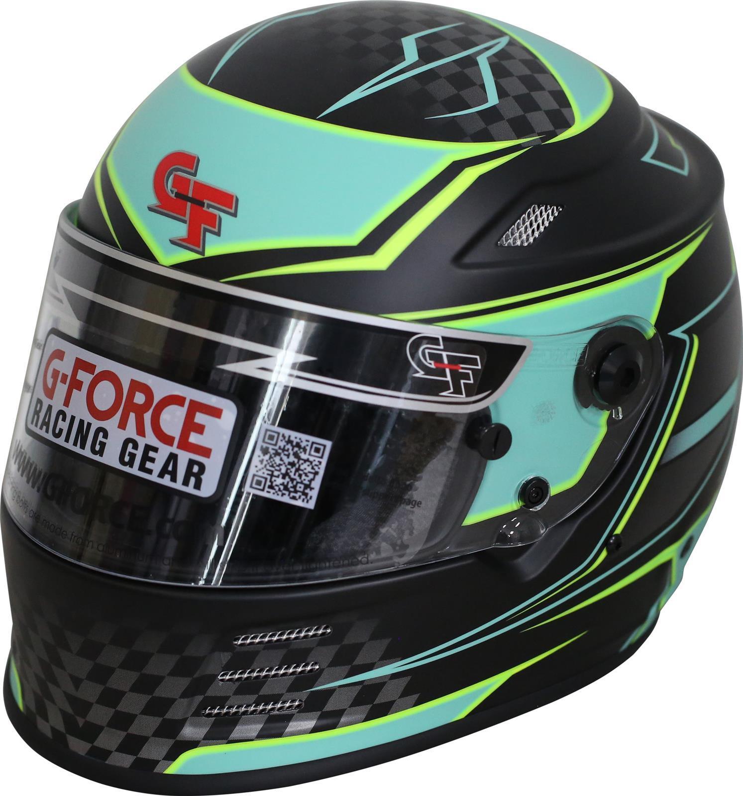 HELMET REVO GRAPHICS XLG TEAL SA2020 - Burlile Performance Products