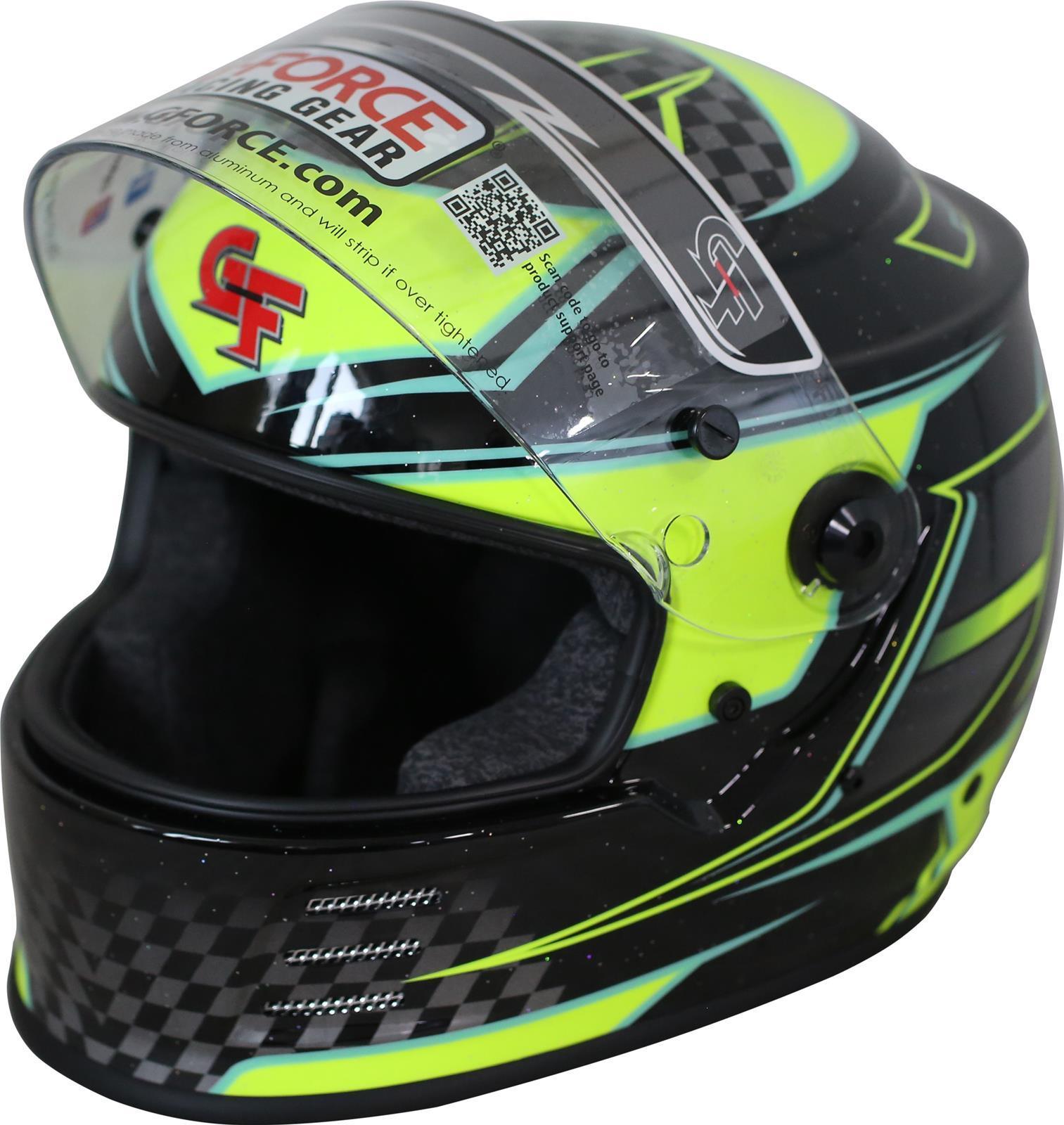 HELMET REVO GRAPHICS XSM YELLOW SA2020 - Burlile Performance Products