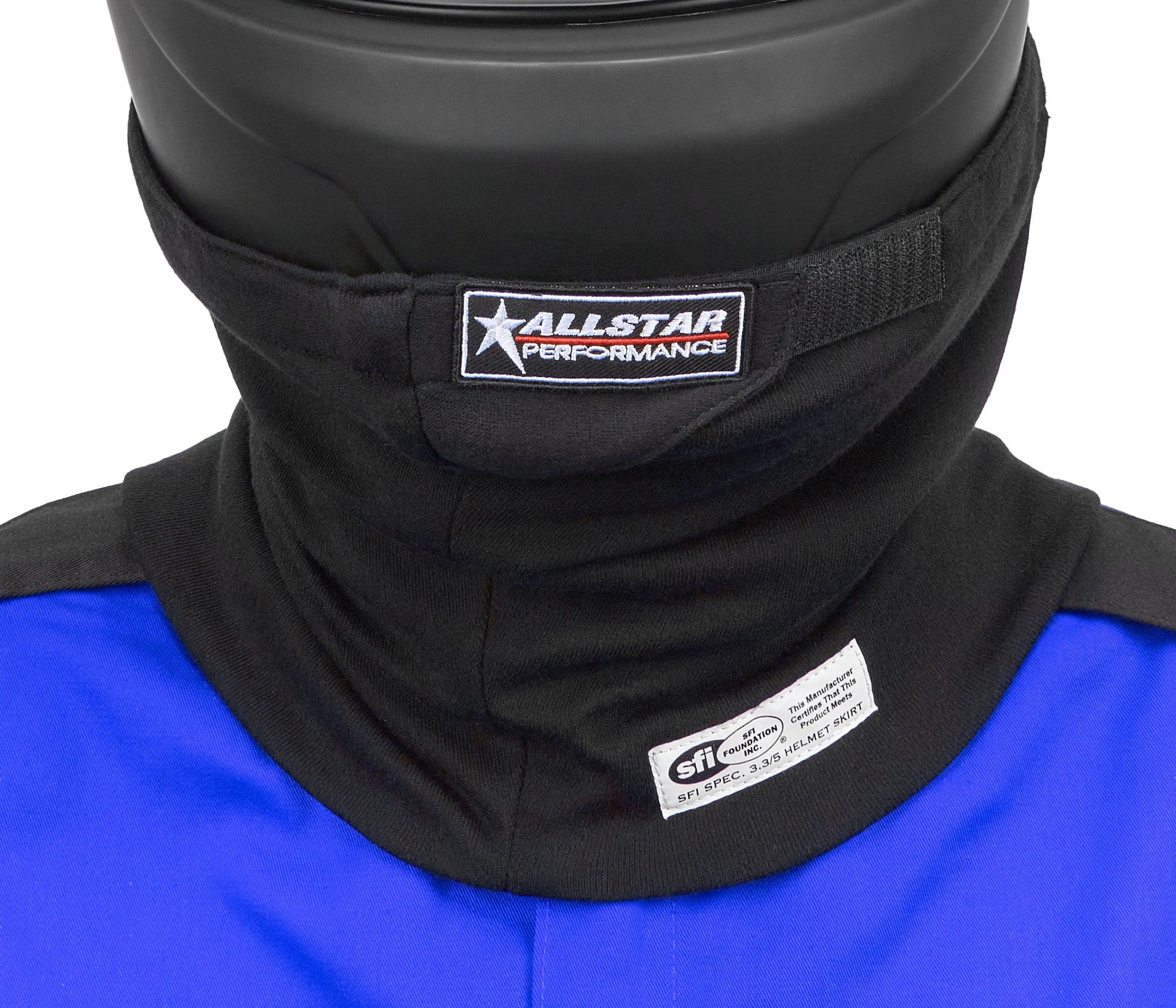 Helmet Skirt SFI 3.3/5 Multi Layer Black - Burlile Performance Products