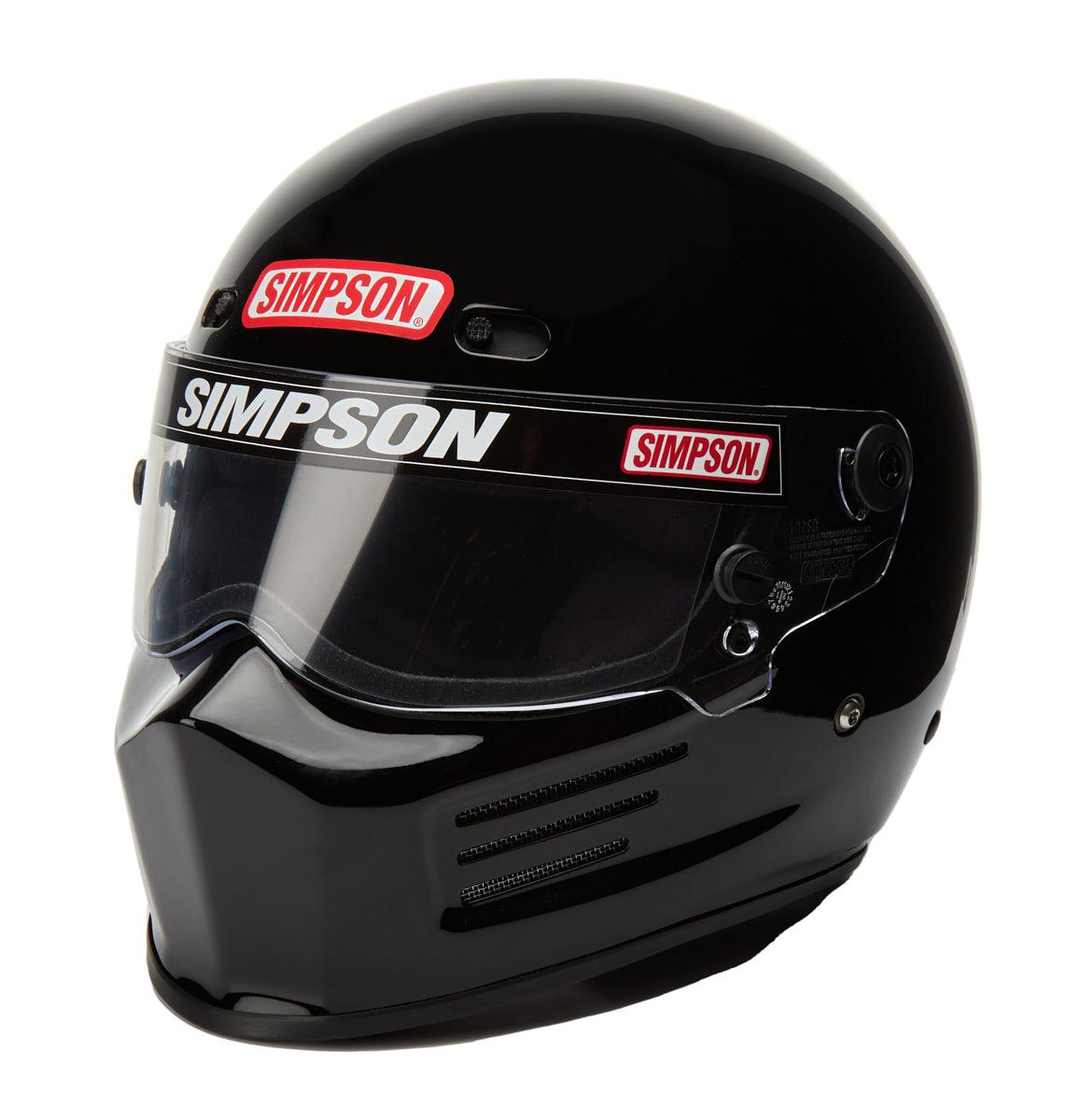 Helmet Super Bandit Large Black SA2020 - Burlile Performance Products