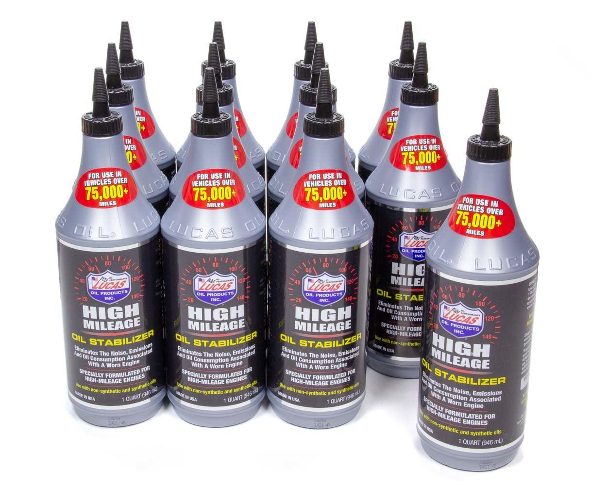 High Mileage Oil Stabili zer Case 12 x 1 Qt. - Burlile Performance Products