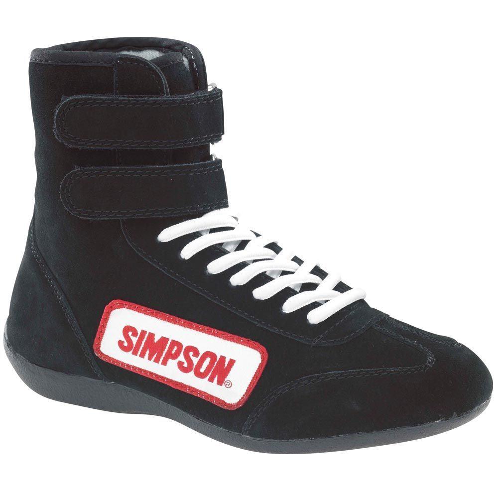 High Top Shoes 9 Black - Burlile Performance Products