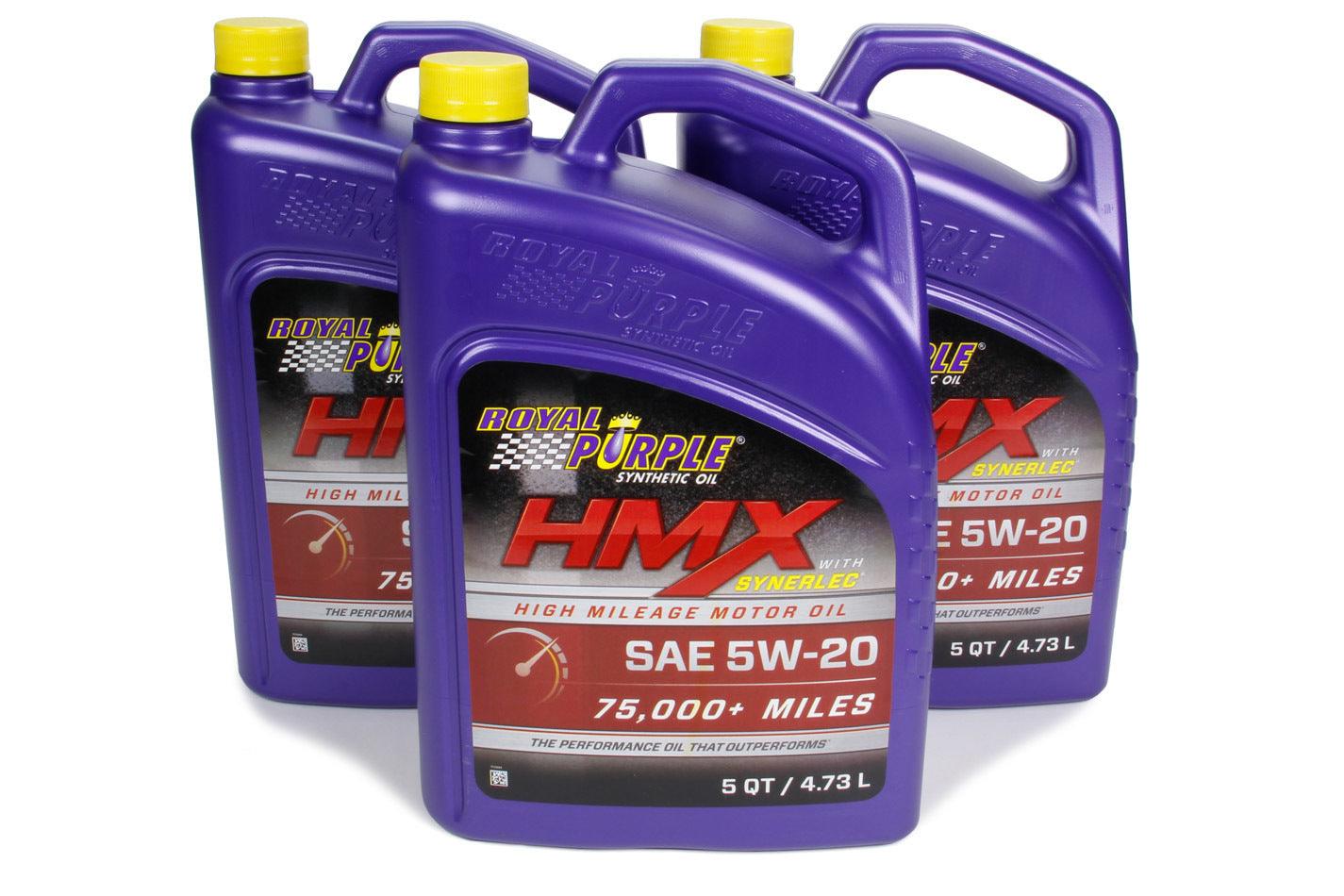 HMX SAE Oil 5w20 Case 3 x 5 Quart Bottles - Burlile Performance Products