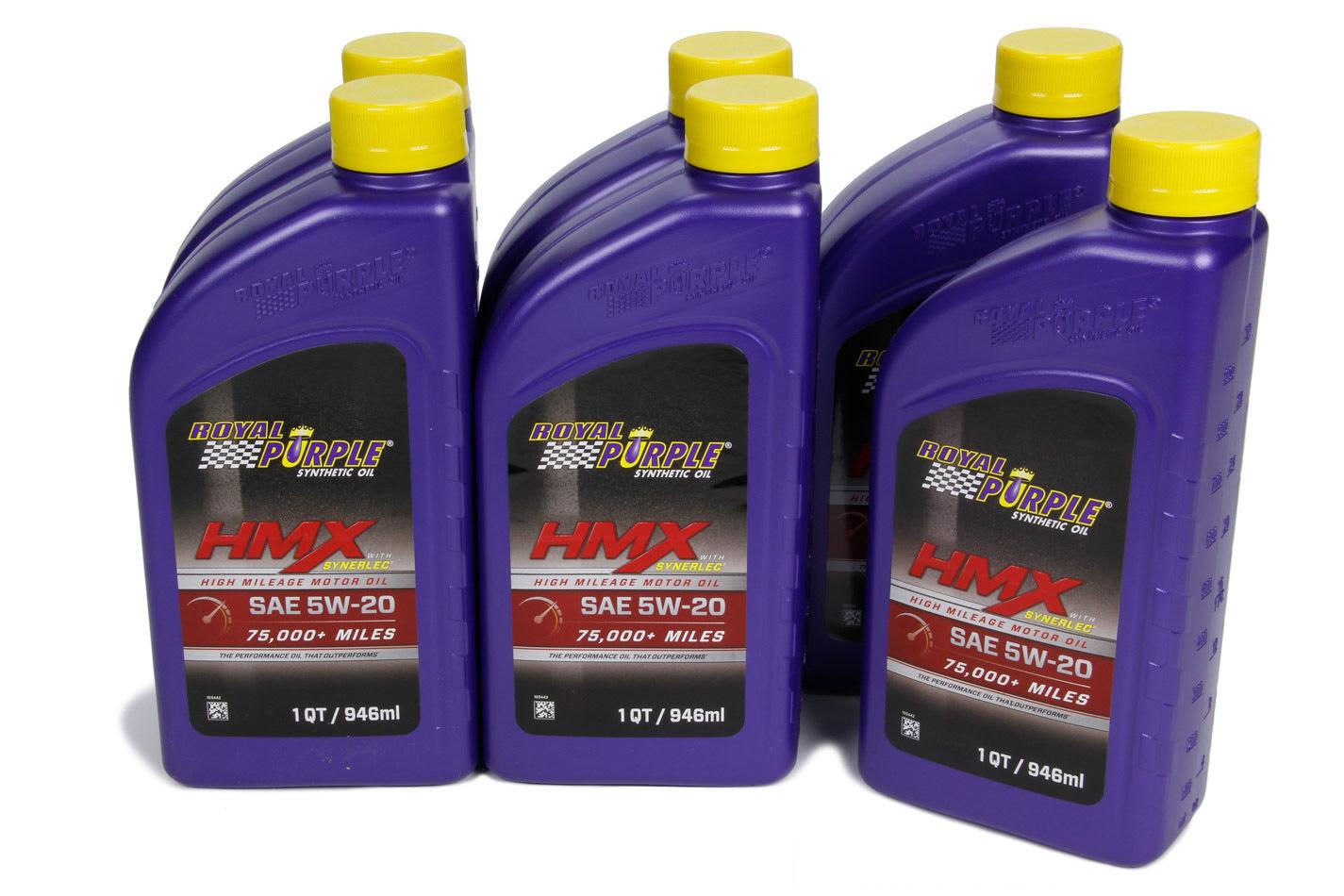 HMX SAE Oil 5w20 Case 6 x 1 Quart Bottles - Burlile Performance Products