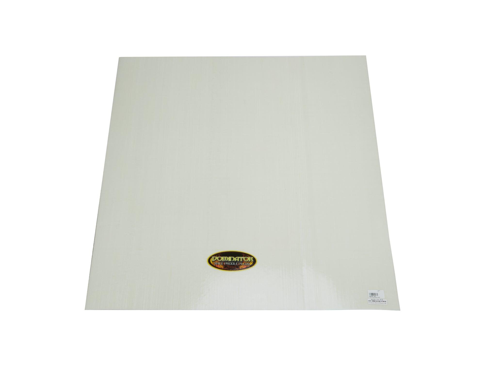 Hood Late Model Panel White 48in x 54in - Burlile Performance Products